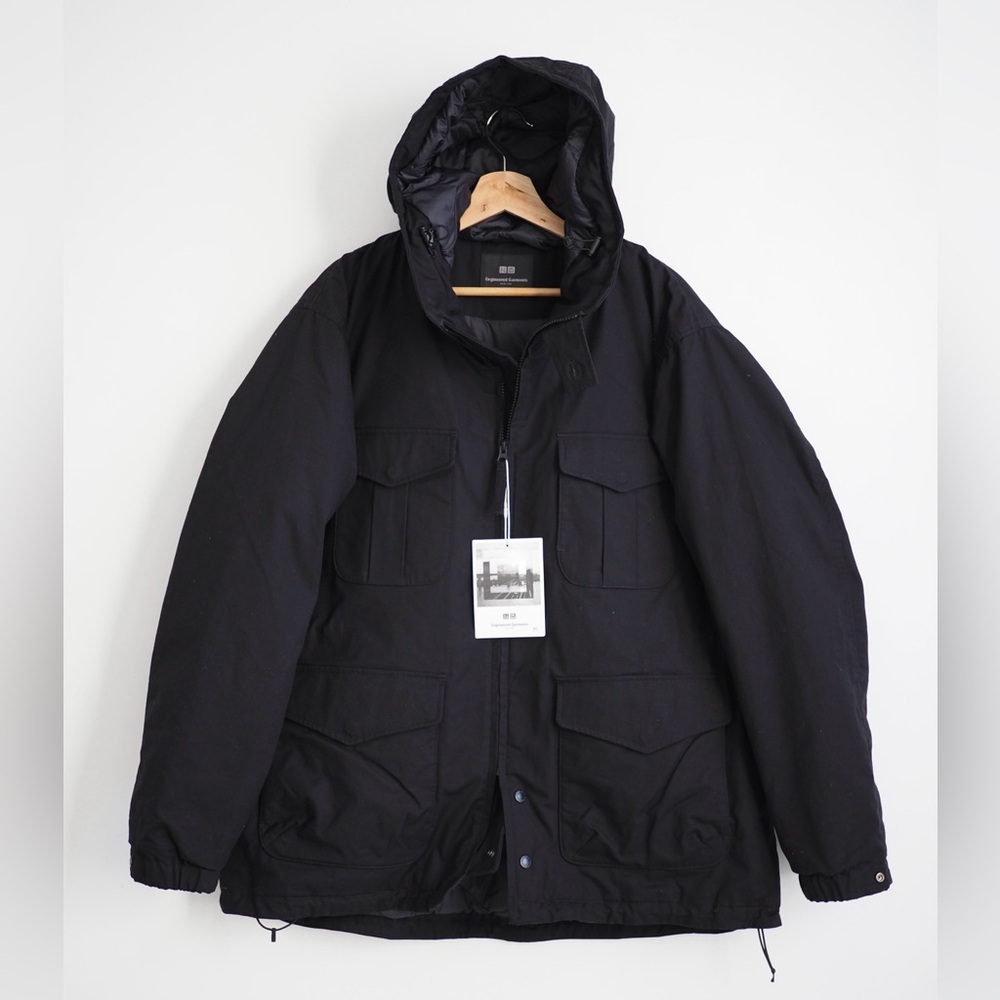 Engineered garments heattech utility Uniqlo parka jacket Large